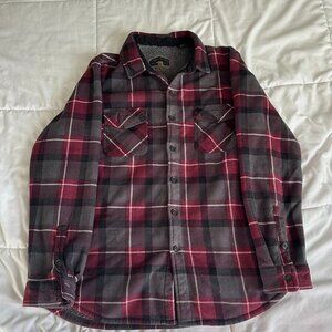 Vintage Flannel Shirt Jacket